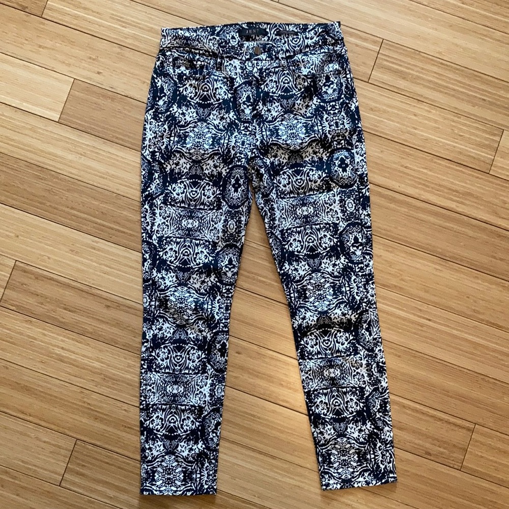 JEN7 by 7 for all mankind cropped skinny jeans